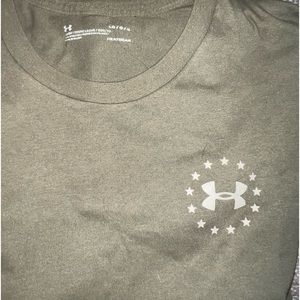 Army Green Freedom Under Armour Shirt